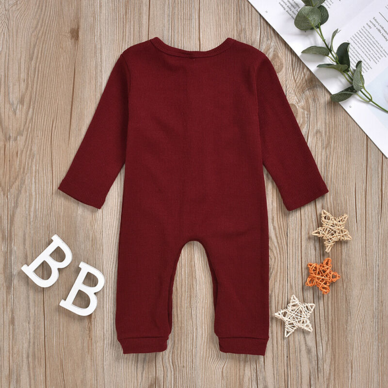 Baby Baby Meisje Jongen Kleding Met Lange Mouwen Gebreide Romper Jumpsuit Totale Outfits