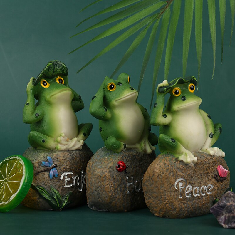 Frog Garden Sculpture Frog Sitting In Stone Garden Courtyard Frog Garden Decoration Stone Decoration