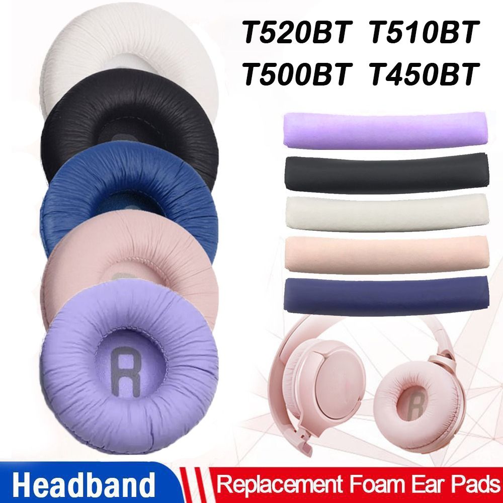 Substituição Earpads para JBL Headphone, Almofadas de ouvido, Headband Covers, T450BT, T500BT, Tune600, 660, 510BT, 70mm, 1 par