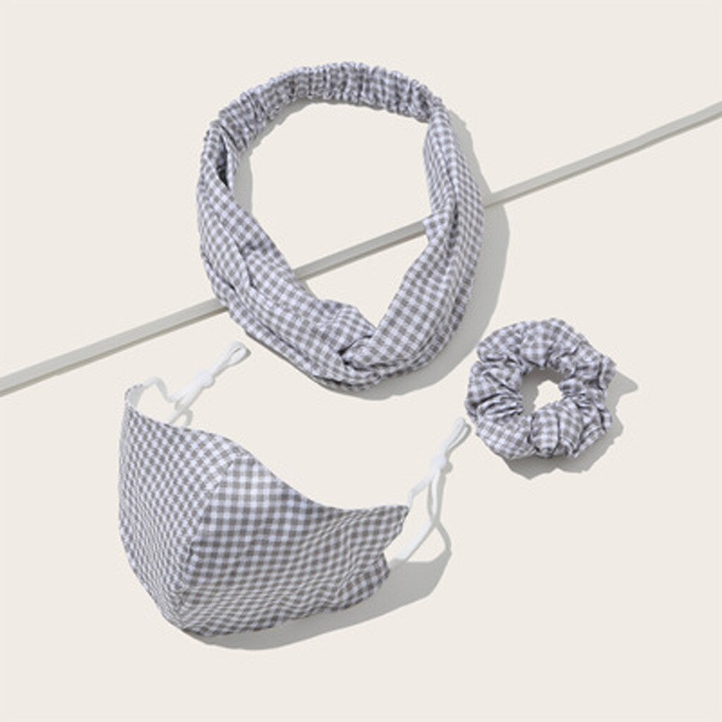 Vrouwen Hoofdband Haar Hoepel Masker Set Pak Yoga Haarband Sport Gezicht Wassen Hoofdband Elastische Band Voor Sport Vrouwelijke Hoofdband voor Haar: D