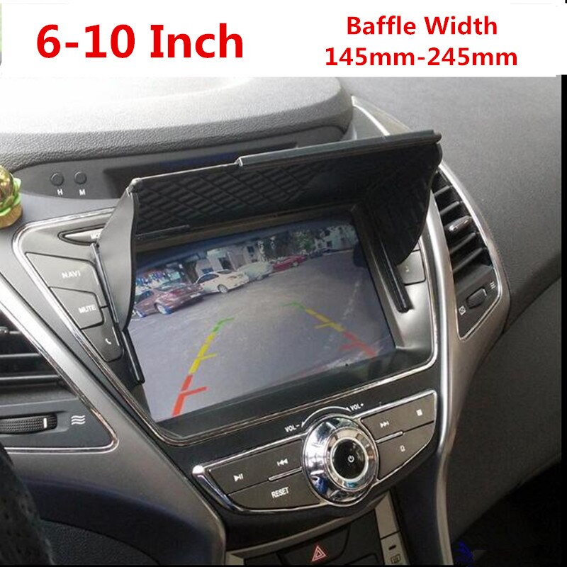 6-10 zoll Universal- Auto GPS Navigation Licht Abdeckung Barriere GPS Navigator Sonnenblende Sonnenschirm Breite 145-245mm