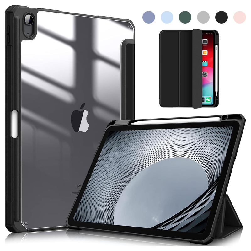 For iPad Pro 11 Case iPad Air 11 5th 4th 10.9 Tablet Cover For iPad 10.2 7th 8th 9th 10th Gen Pencil Holder Case Funda