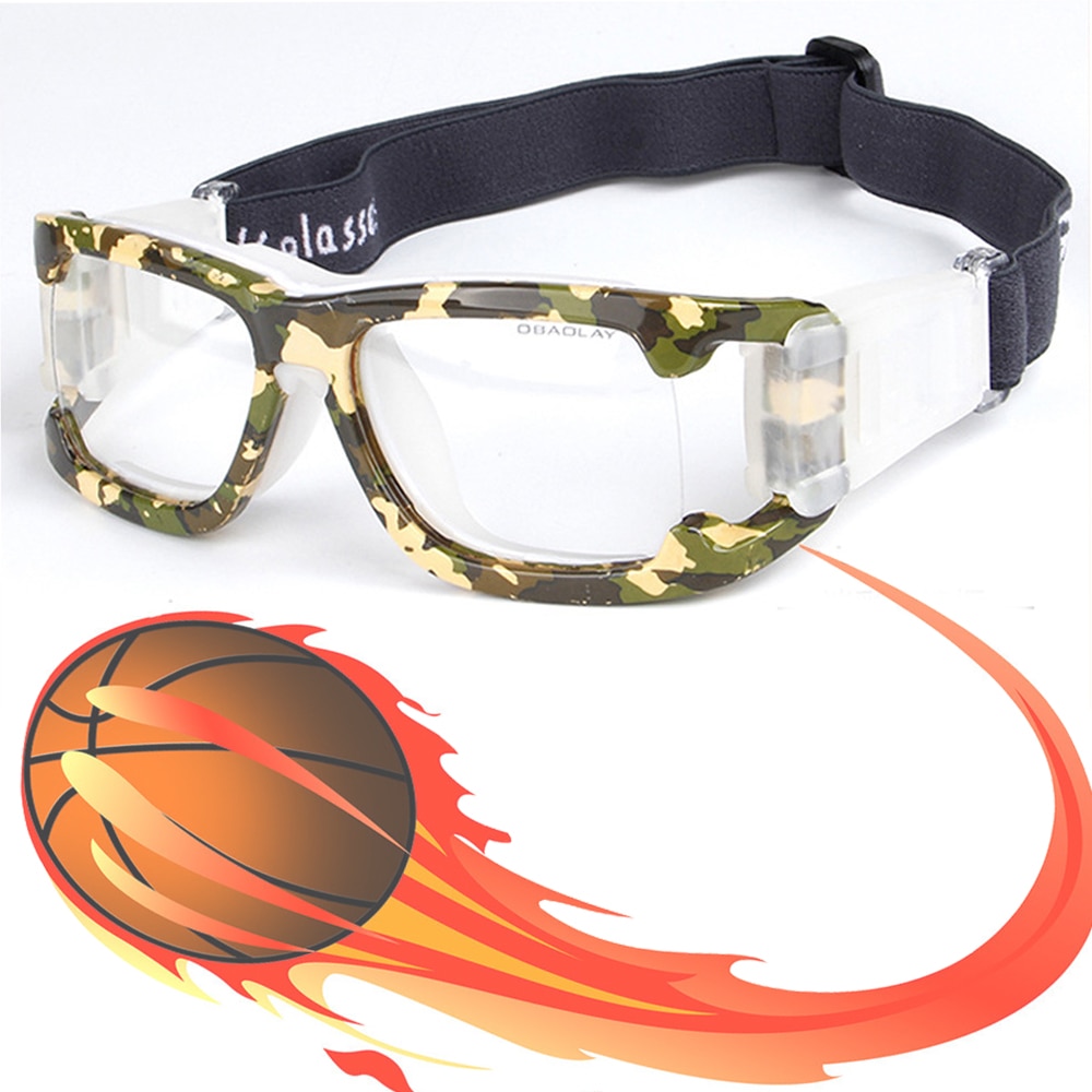 CAMO Basketball glasses Football Sports glasses Goggles eye glasses frame match optical lens for myopia nearsighted