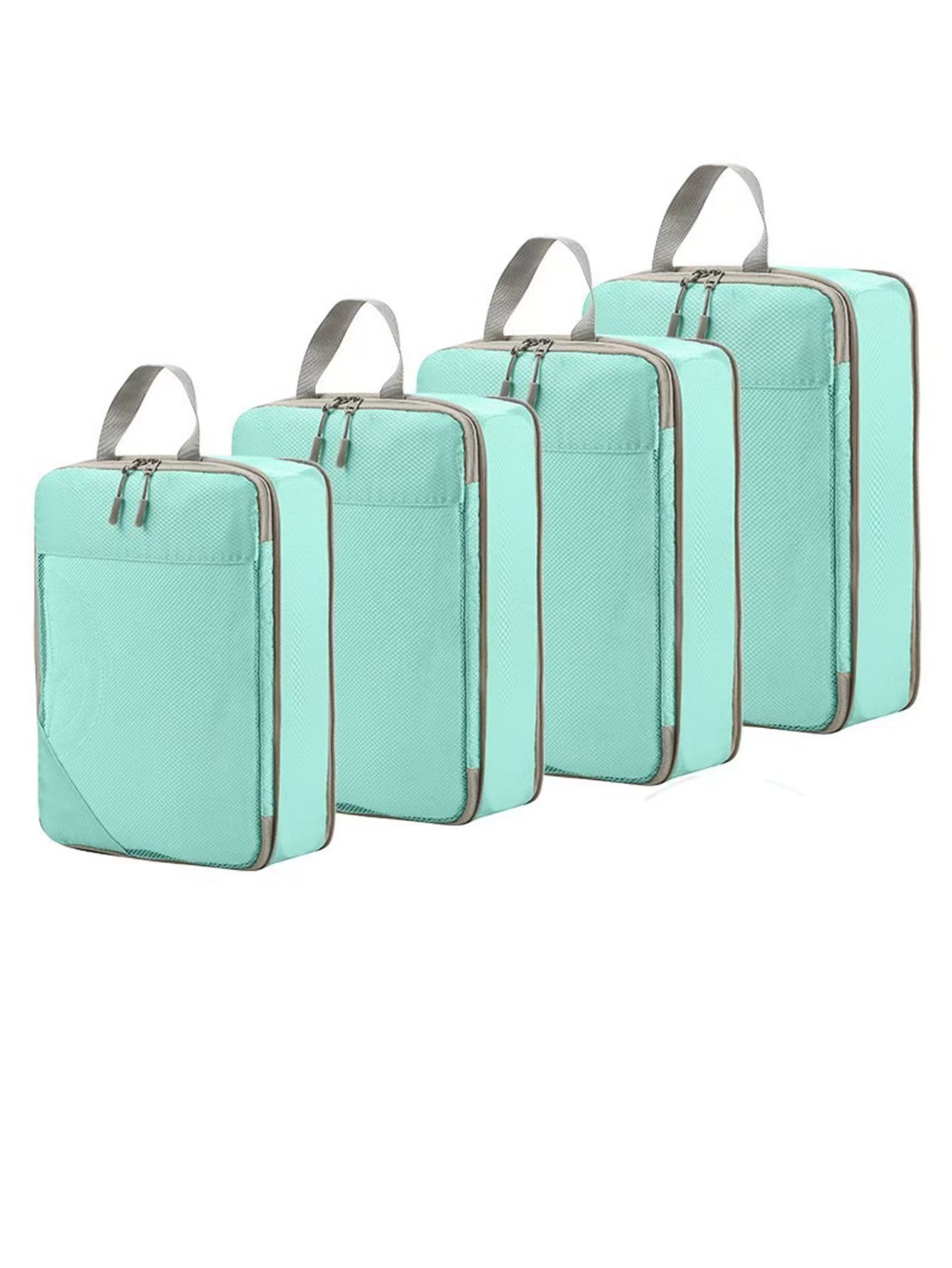 Compression Packing Cubes for Suitcases Travel Accessories Expandable Packing Organizers Lightweight Travel Organizer Cubes: Clear