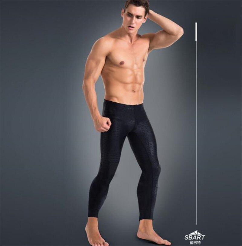 SBART Mannen Haai Huid Nat Suits Pant Lycra Uv Volledige Lengte Leggings Haai Huid Sneldrogende Surfen Snorkelen Wetsuits Pant