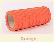 Yoga Foam Roller - Pilates Fitness Muscle Relaxation - Exercise Massage Tool: Orange