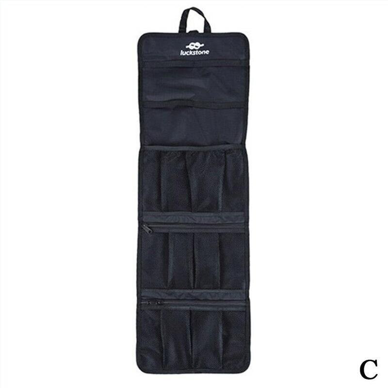 Rock Climbing Storage Bag Gear Equipment Organized Storage Bag Carabiner Organized Bag Partitions Hooks Holder Folding Rope Bag: C