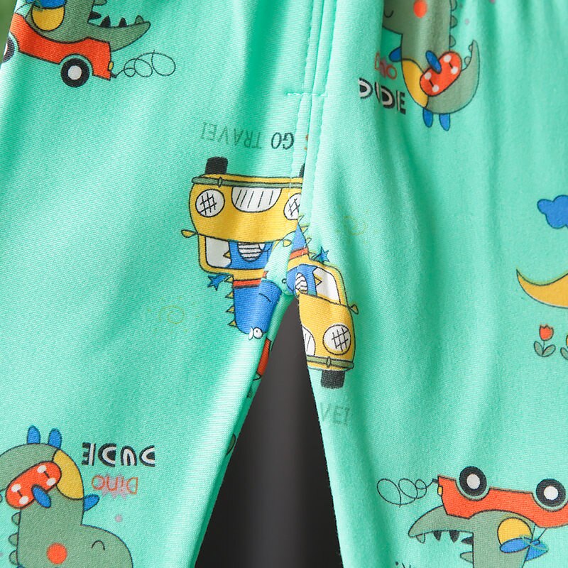 Crianças conjunto de roupa interior térmica crianças dos desenhos animados roupas outono inverno quente mais veludo espessado calças meninas camiseta calças pijama