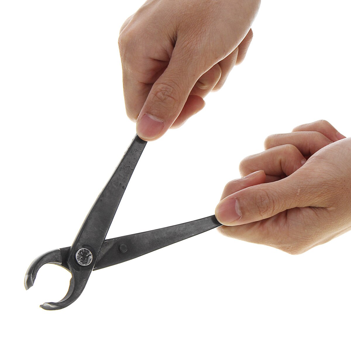 210mm bord rond Concave bouton branche coupe jardin bonsaï outils Purner ciseaux Cutter couteau