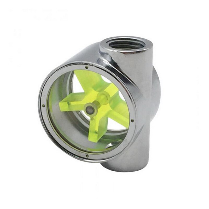 Water Flow Meter Computer Water Cooling Flow Indicator Flowmeter water flow indicator Copper chrome plated