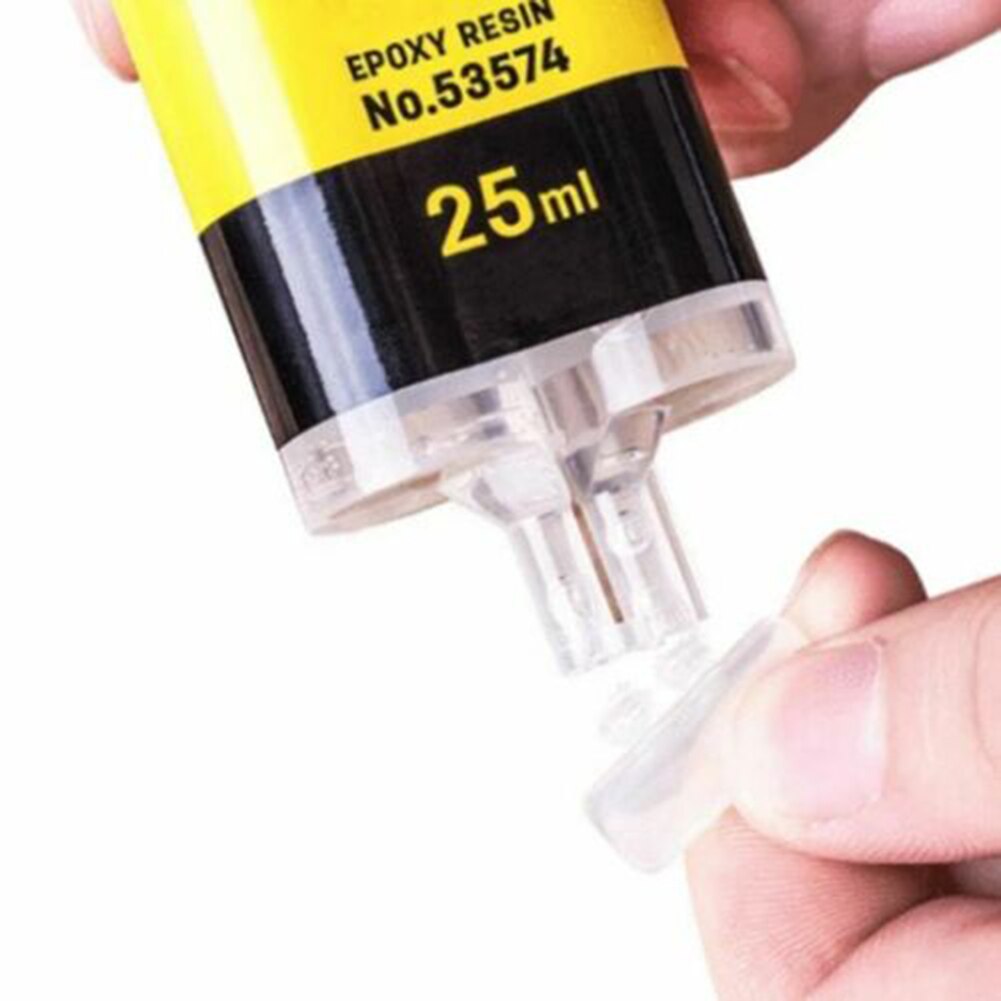 Plastic Epoxy Resin AB Glue Strong Adhesive Repair Tool Glass Ceramics 25/4ml J99Store