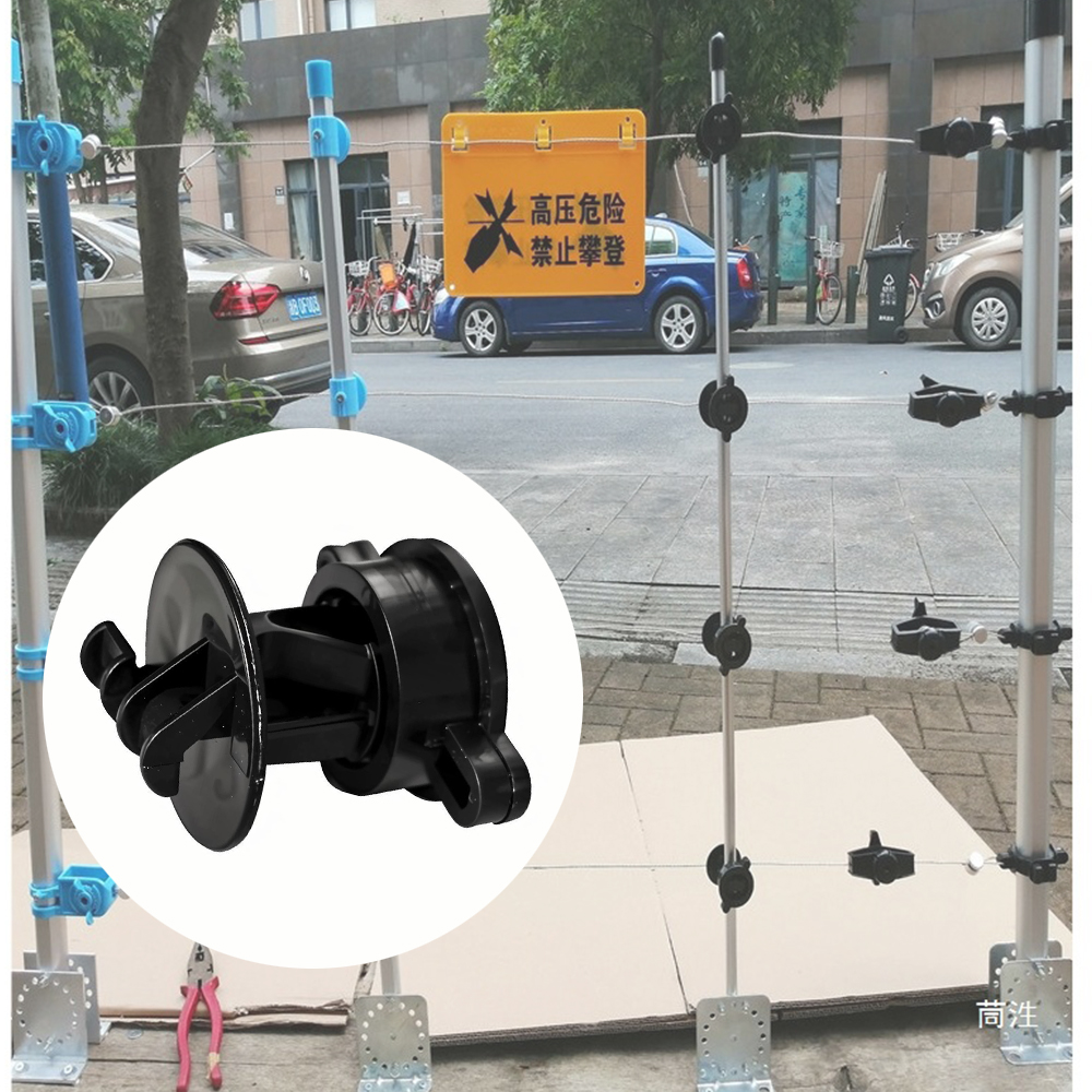 20 Pcs Fence Insulator Livestock Wire Insulators Portable Electric Kit Post DIY High Pressure Part
