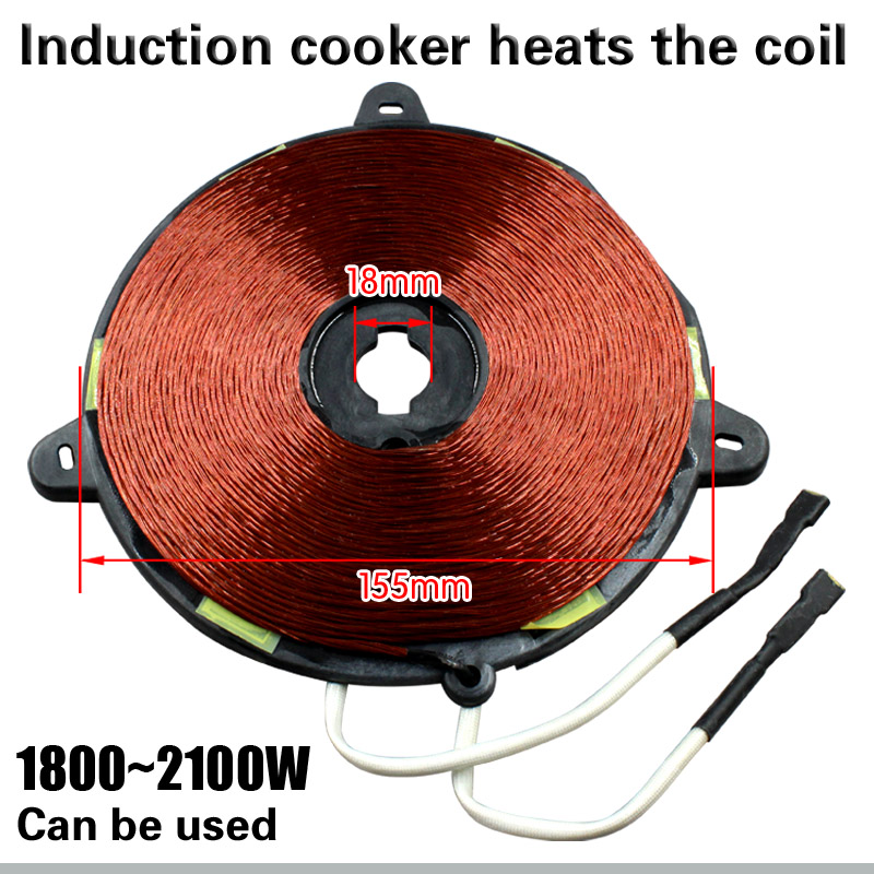 Induction Cooker Coil Cooking Component Heating 1800-2100W 220V Universal Panel Copper Coils Safe Kitchen Part 155