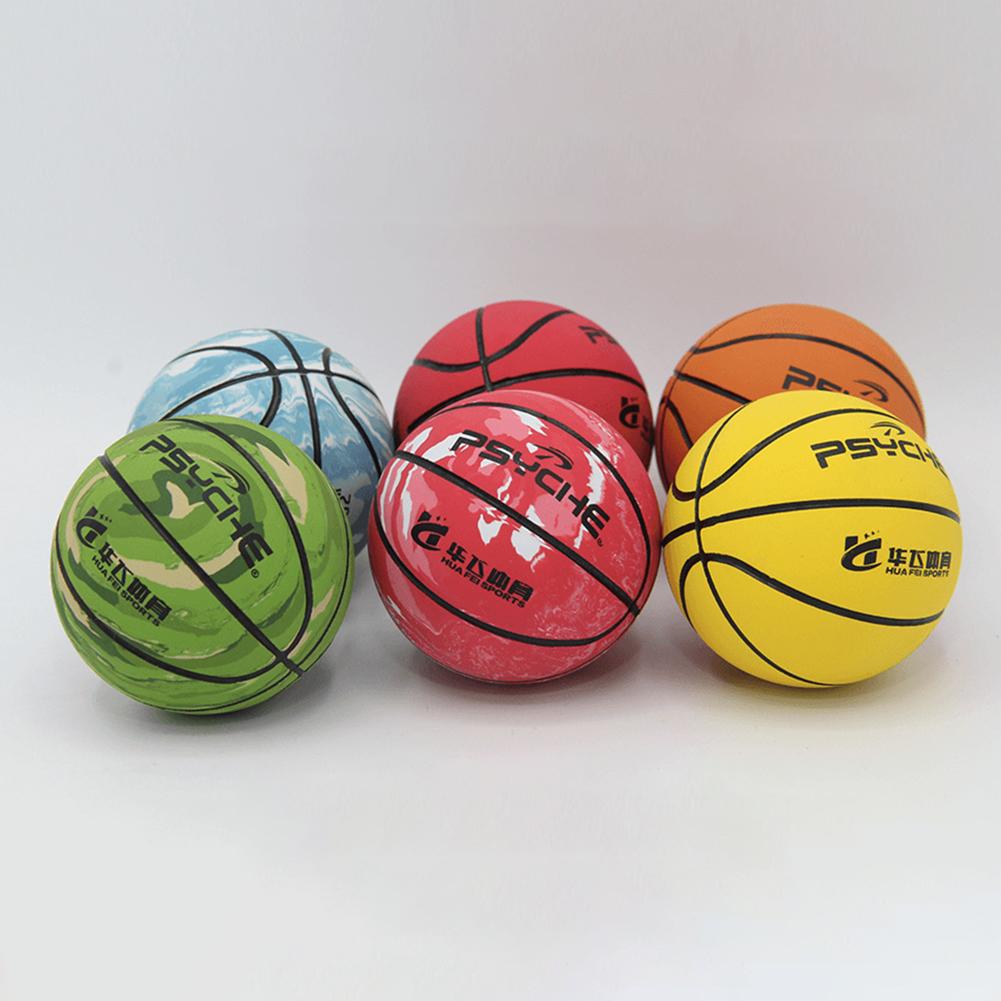 1pcs Funny Toy Balls Mini Basketball Bouncy Ball Solid Floating Bouncing Child Elastic Rubber Ball Of Pinball Bouncy Toys