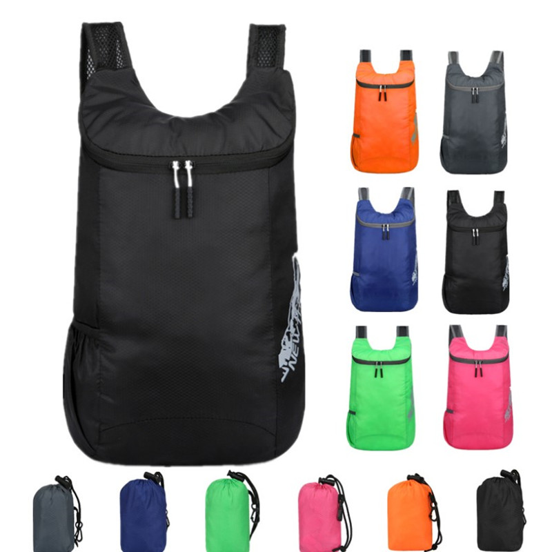 20l lette 85g pakkebare utendørs bager sammenleggbar ultralett ryggsekk vanntett turreise sammenleggbar oppbevaring dagsekk bag