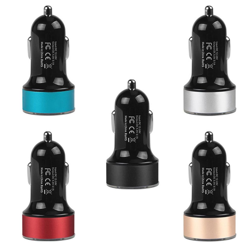 Quick Charge Mini Usb Autolader Dual Usb Snelle Lader Multifunctionele Usb Een Drag Twee Conversie Sigarettenaansteker Oplader