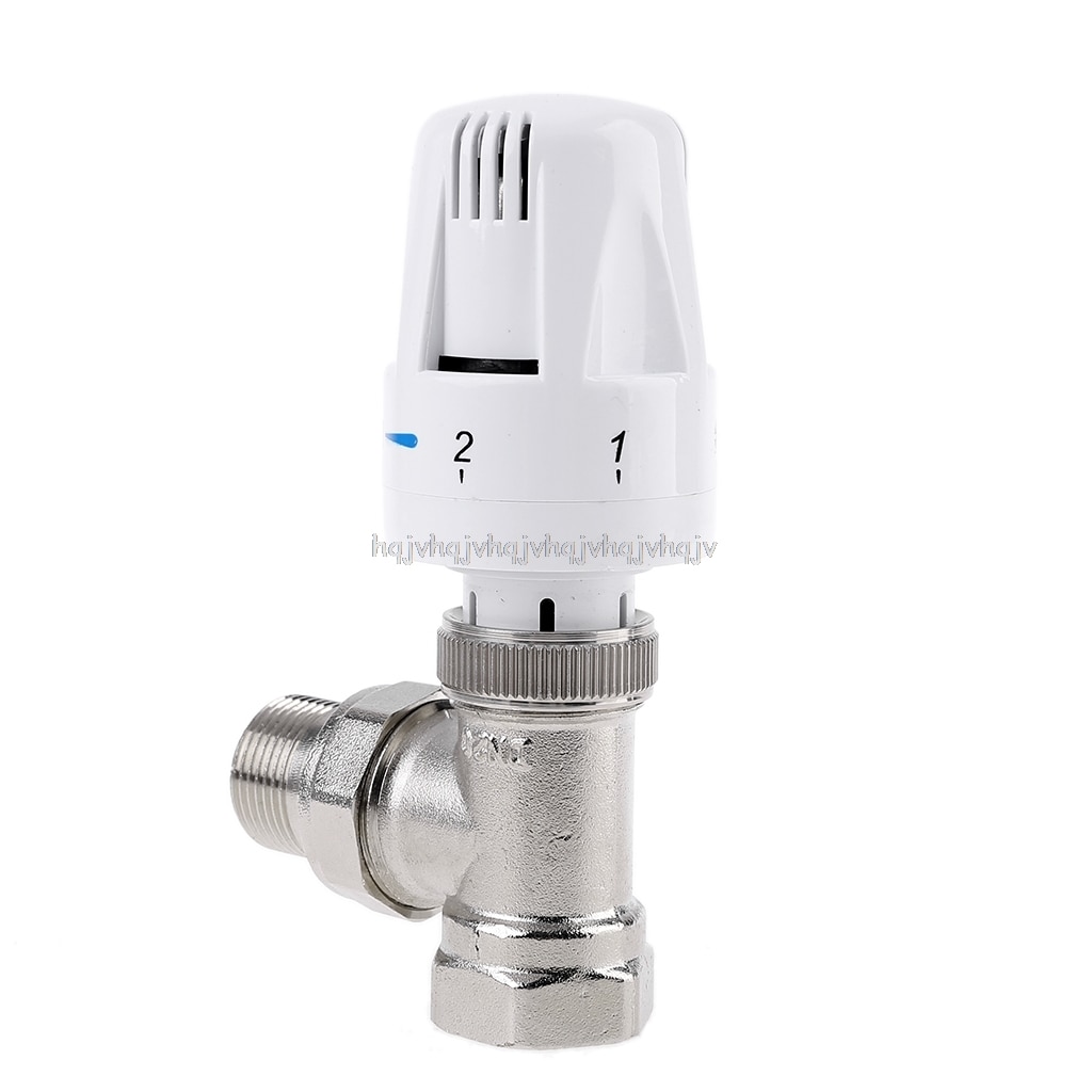 Automatic Thermostatic Radiator Valve Thermostat Temperature Control Valve Angle Floor Heating Special Valve Copper DN15 DN20