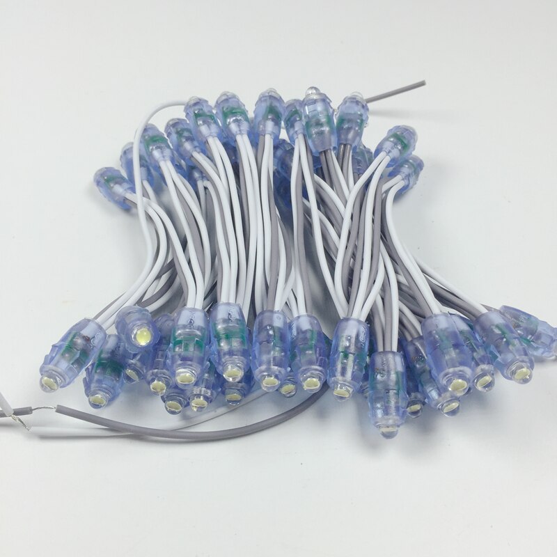 LED Nodes 9mm Single Color Pixel Modules DC5V IP67 Waterproof Point Lights For Advertisement Letters 50pcs/ lot