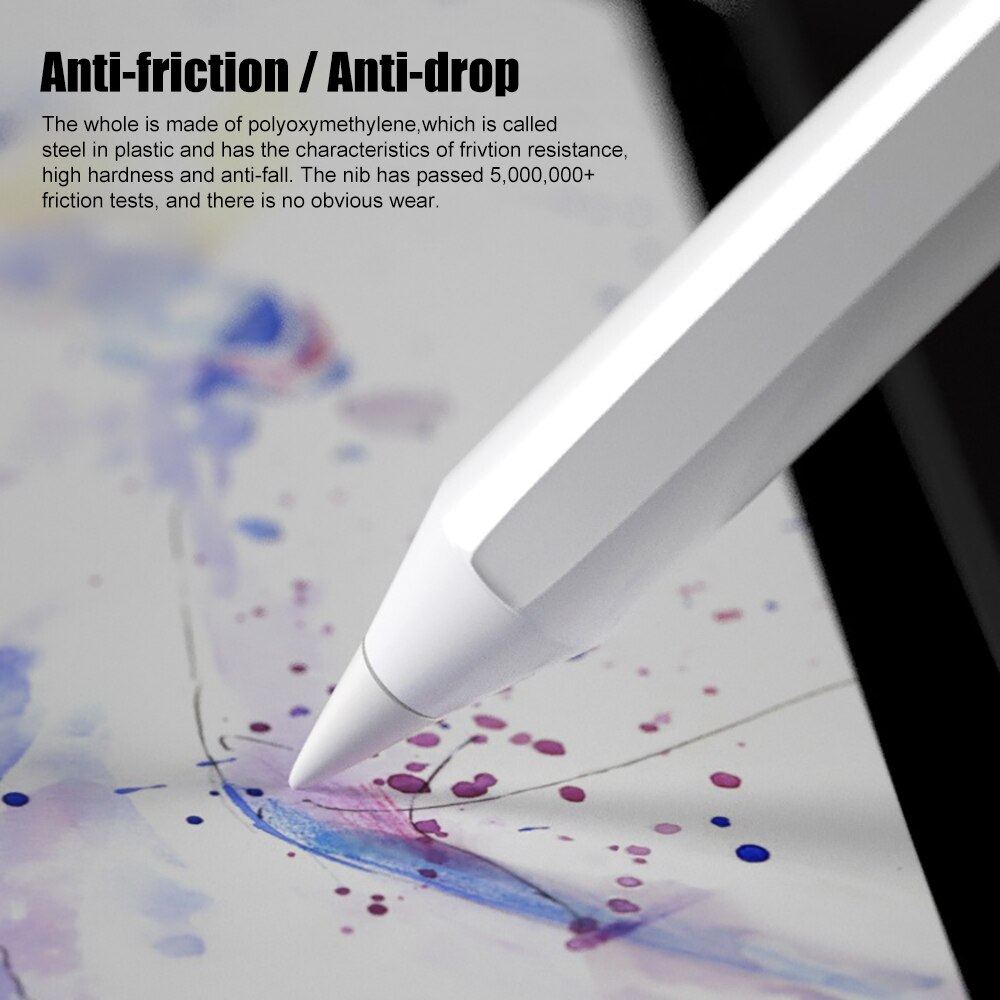 1-8 peças de reposição ponta de substituição de nib compatível para apple pencil 1st geração alta caneta stylus spare nib para i lápis 1 2