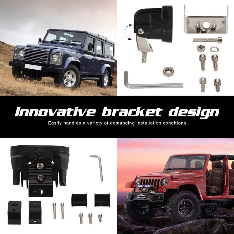 2 Stuks Led Verlichting Rijden 60W 6000K Mistlampen Voor Auto Motorfiets Off Road Truck Led Auto koplampen