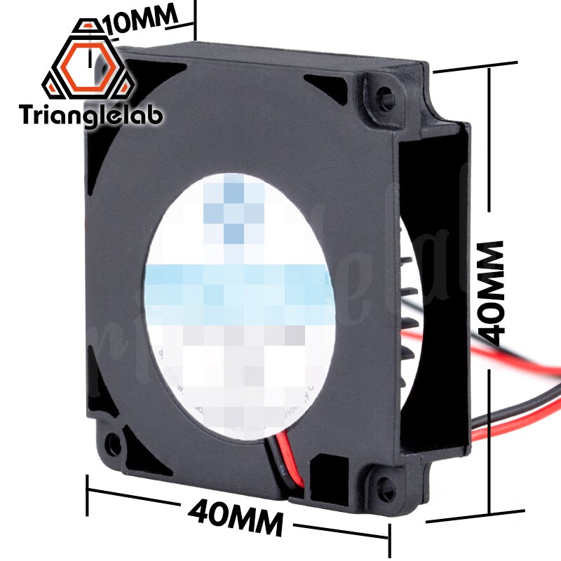 Trianglelab-ventilador de con rodamiento de bolas, ventilador de refrigeración sin escobillas, disipación de calor de refrigeración para impresora 3D, DC 12V/24V, 4010