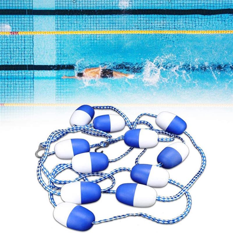 5M Pool Rope Swimming Pool Accessories Piscina Swimming Pool Safety Divider Pool Rope Lane Line Hooks Garden Accessories Outdoor