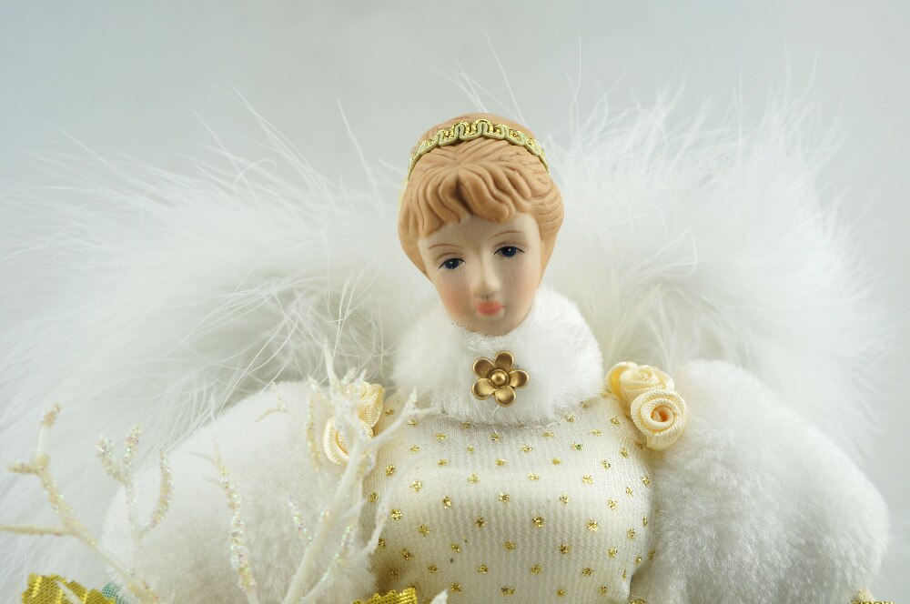 Cosette Snoep Opbergdoos Angel Kerst Porselein Pop 12 Inches (30 CM)