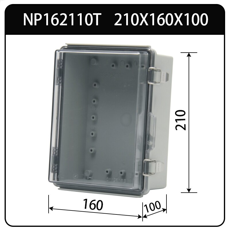 Products Flame Retardant Waterproof Junction Box,IP65 Waterproof Electrical Box,Transparent Waterproof Distribution Box: NP162110T