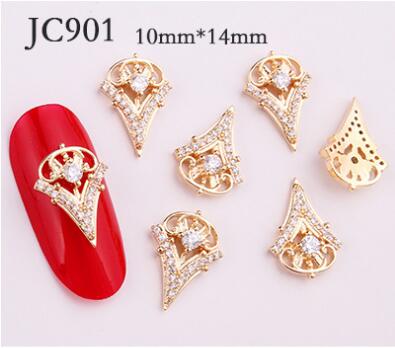 Bijoux d'ongle rouge avec zircon et chaîne, décoration autocollante avec diamant, licorne, , directement depuis l'usine,: 901