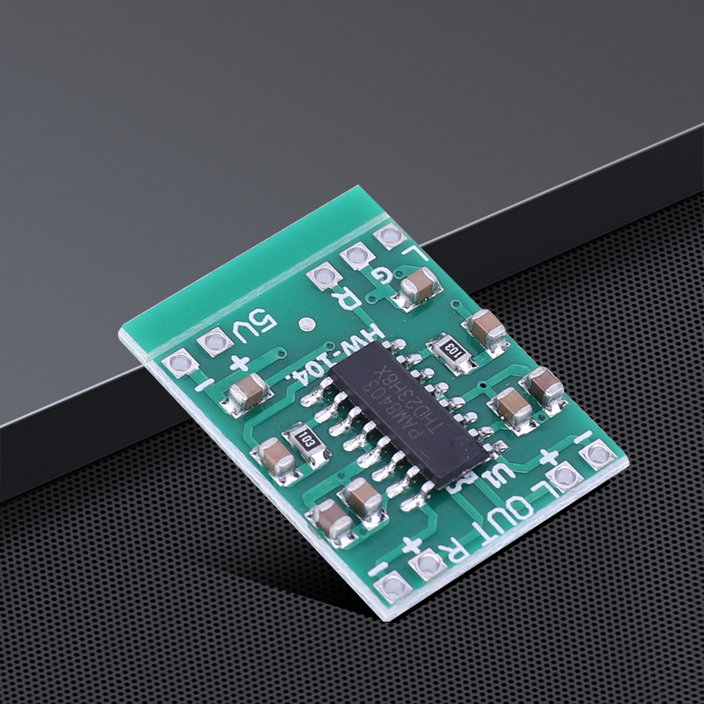 50-1PCS PAM8403 Audio Speaker Sound Amplifier Board Module DC2.5-5.5V 2*3W Mini Power Amplifier Board for Class D Stereo Audio