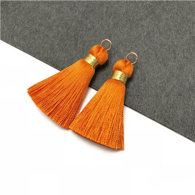 Chengrui L114, 4 Cm, Zijde Kwasten, Kleine Kwasten, Hand Made, Earring Bevindingen, fringe Gordijn, Kwastje Fringe Voor Gordijnen, 4 Stks/zak: L11414
