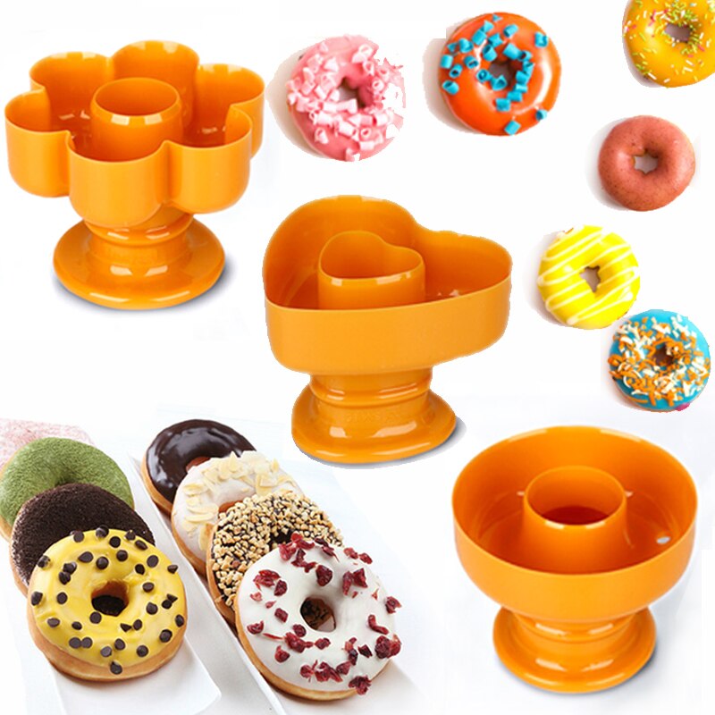 4 Type DIY Tool Doughnut Donut Maker Cutter Mold Desserts Sweet Food Bakery Baking Cookie Cake Mould Kitchen Dessert Tool