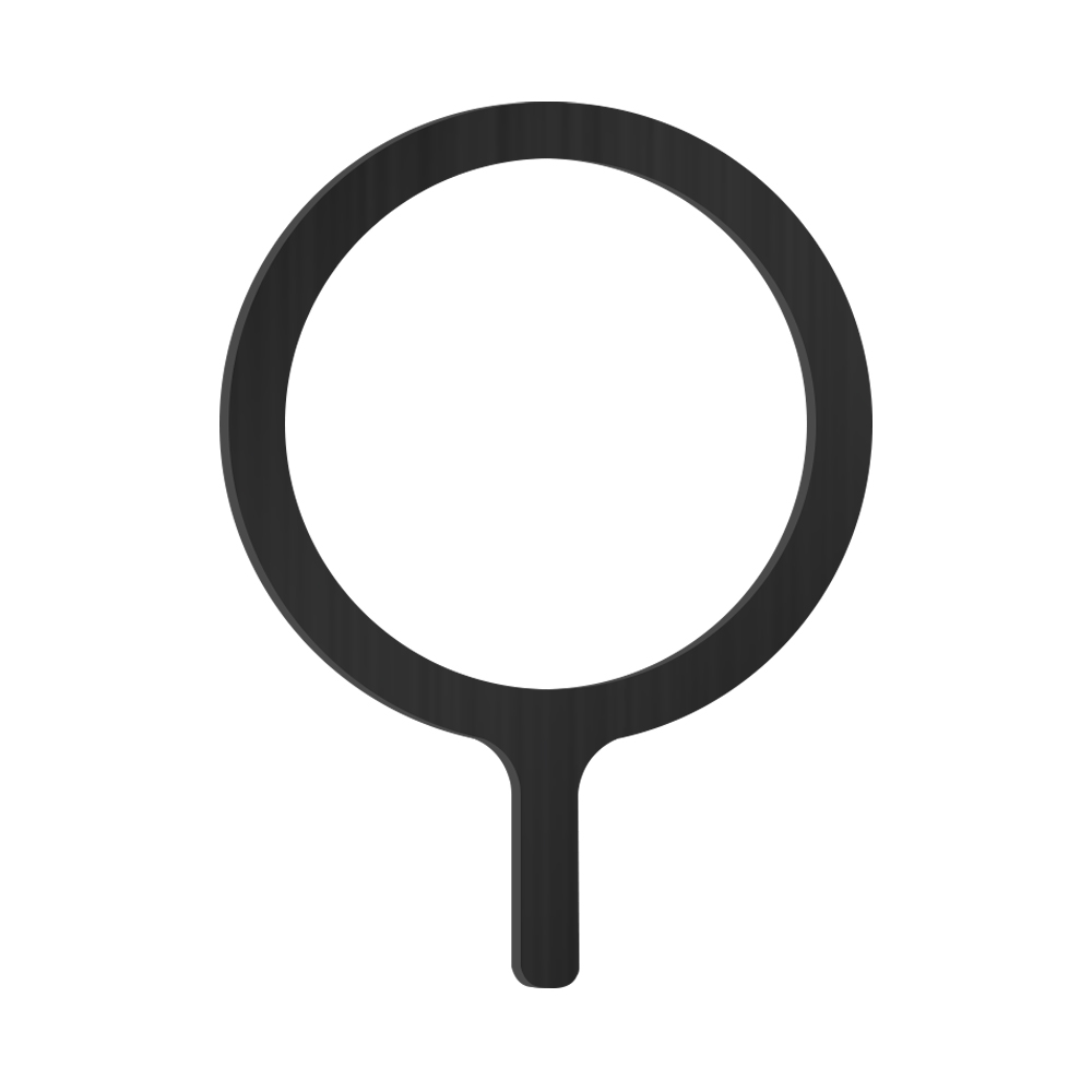 Self Adhesive Metal Ring Iron Sheet Sticker for Apple IPhone Case Magsafe Magnetic Wireless Charging Ring for iPhone 15: WHITE