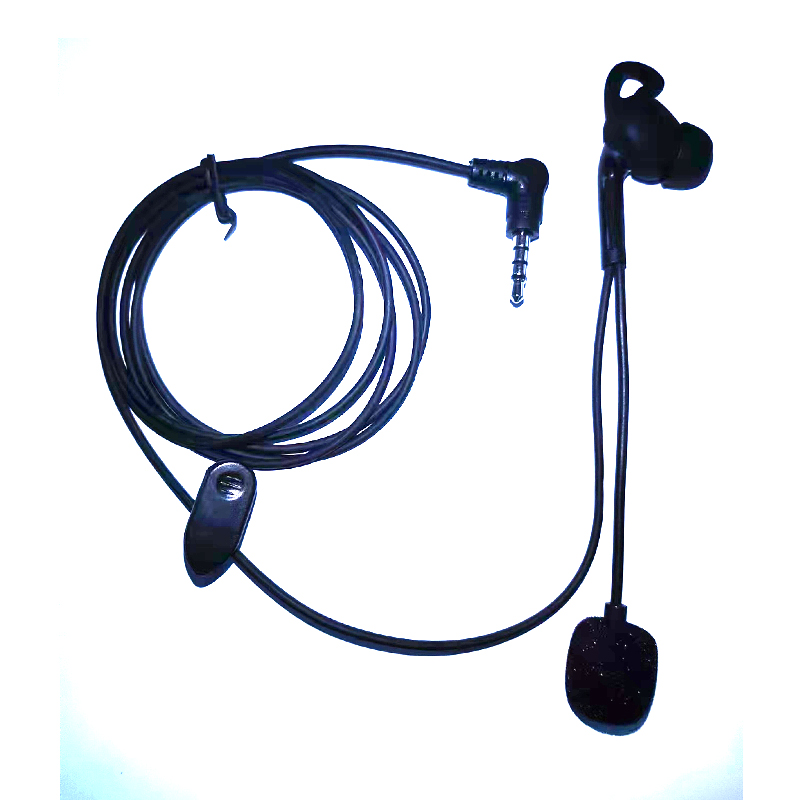 1 stks HIFI Scheidsrechter In-Ear Oortelefoon voor EJEAS FBIM V4C V4 Plus V6C V6 pro Goref Scheidsrechter Intercom Headset Veerkrachtig/Recht: Rood