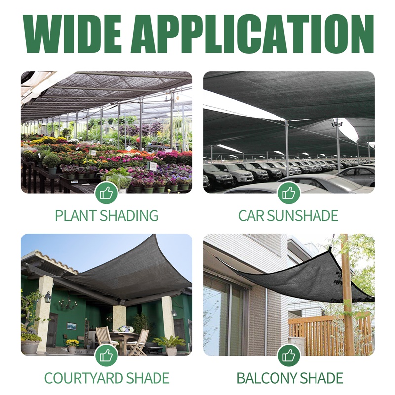 Sunscreen net encrypted net thickened flower balcony courtyard outdoor shading net shade net installation net sun shade cloth