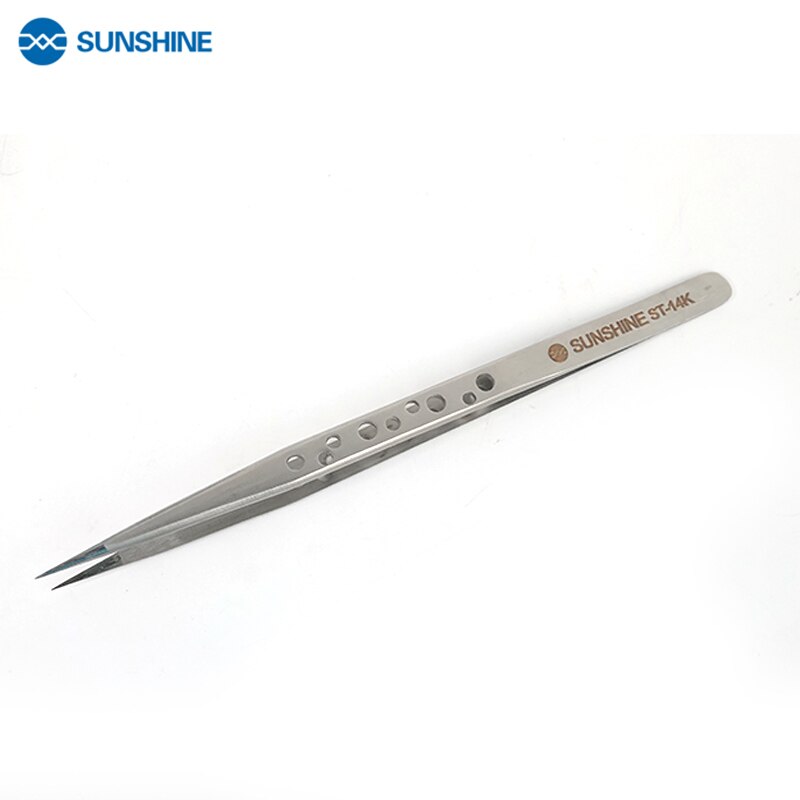 Sunshine ST-14K Pincet Ultra-Precisie Rechte Pincet Roestvrij Pincet Repair Tool