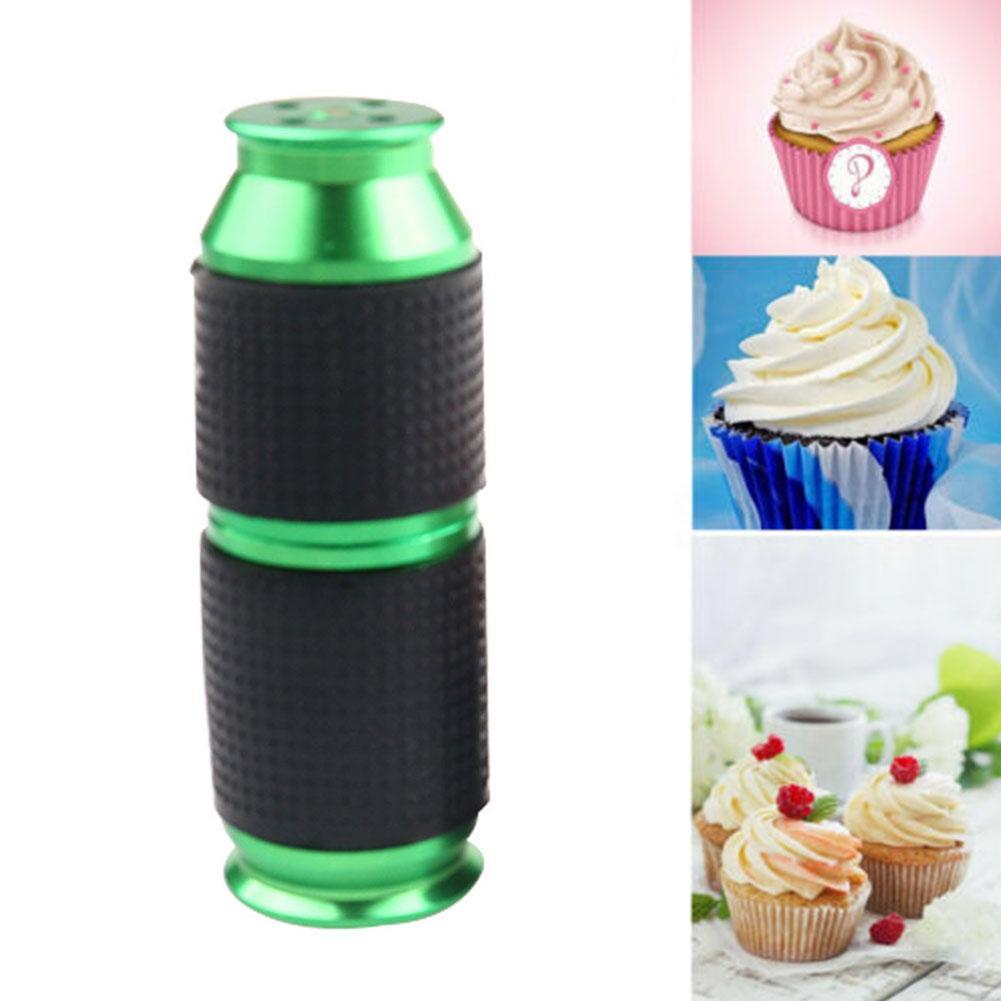 1PC Portable Whipped Cream Cracker Dispenser Mini Rubber Grip Safe Gas Canister Dispenser Whipping Cream Dessert Tools