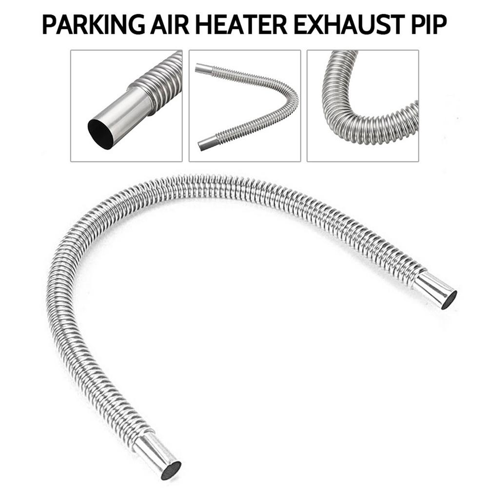 100Cm/150Cm/200Cm/250Cm/300Cm 25Mm Uitlaatpijp Met Klemmen rvs Uitlaat Slang Voor Auto Diesel Standkachel