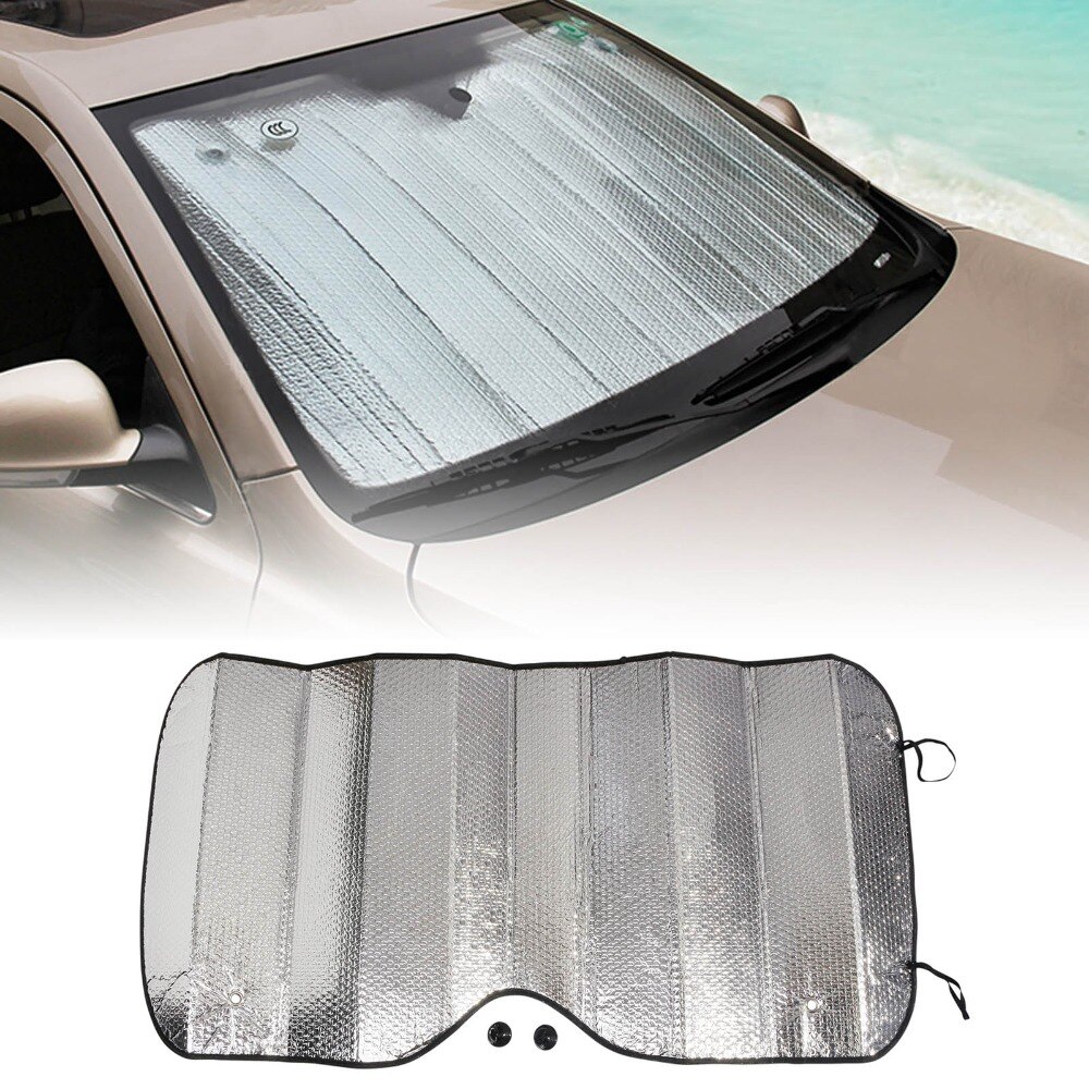 Universele Reflecterende Auto aluminiumfolie Voorruit Zonnescherm Voorruit Zonnescherm Voorruit Visor Cover UV Beschermen D10