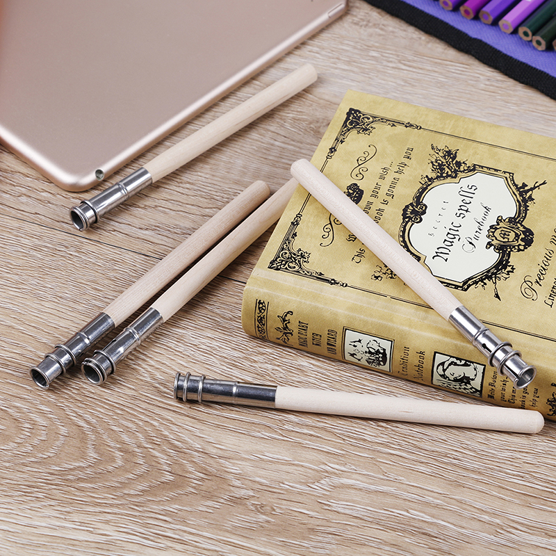 Outil de dessin de peinture chaude 5 pièces Extender crayon réglable en bois