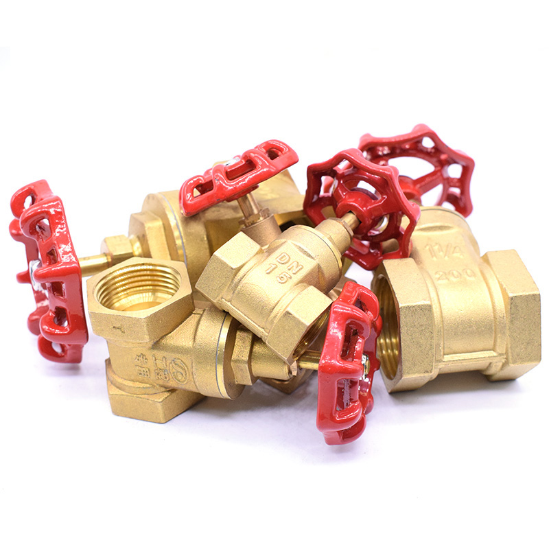 Leakage prevention preservative brass gate valve switch valve DN40 DN50
