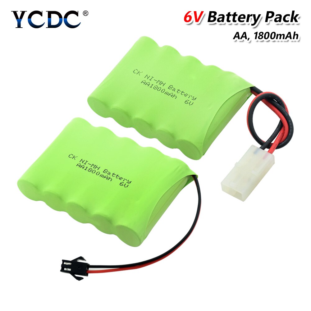 6V 1800mAh NI-MH AA Battery for RC Toy Electric toy security facilities electric toy AA battery 6v battery group L6.2/SM 2P PlUG