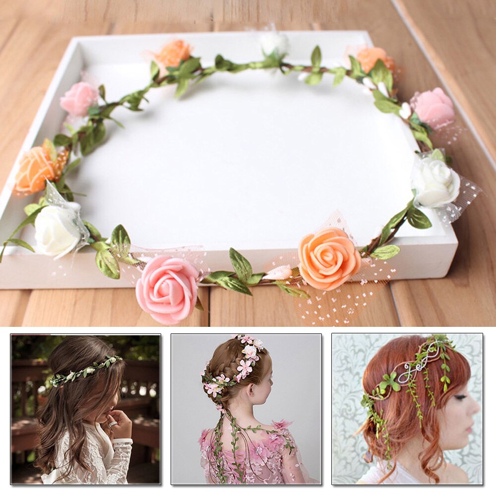 20m 1roll Artificial Leaves Green Simulation Cloth Decorative Garland Leaves Rattans Leaves for party wedding wall decoration