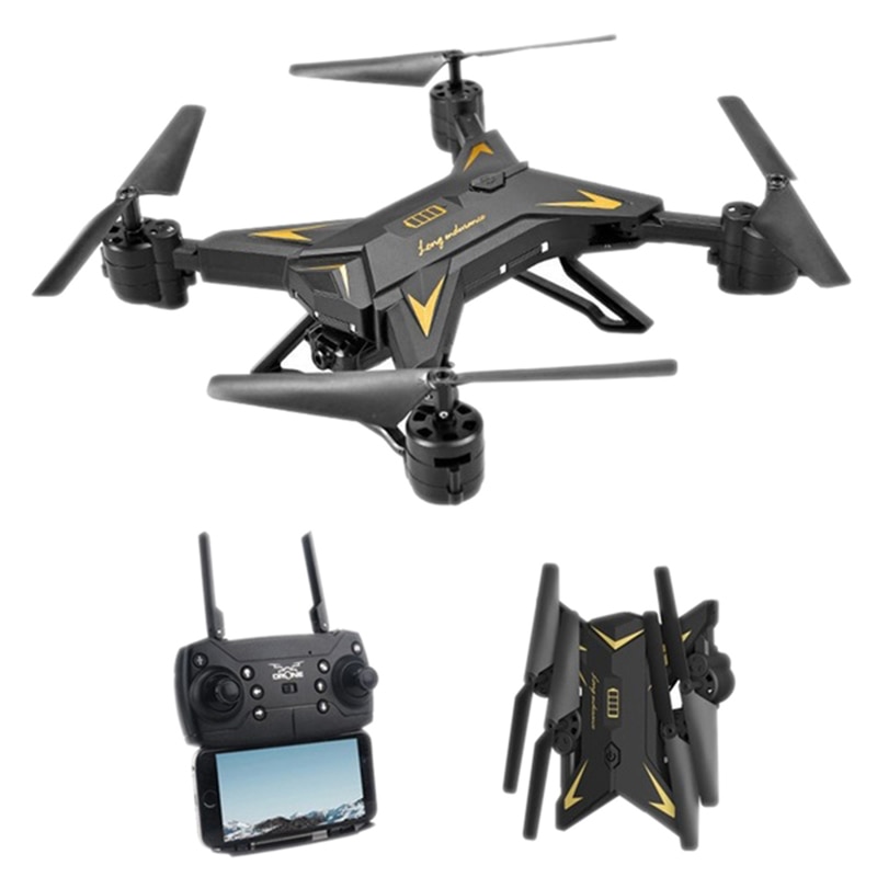 KY601S HD Breite Engel Kamera WIFI FPV Quadcopter Spielzeug RC Drohne APP Kontrolle Hubschrauber, 500W 1080P WIFI FPV Kamera Schwarz