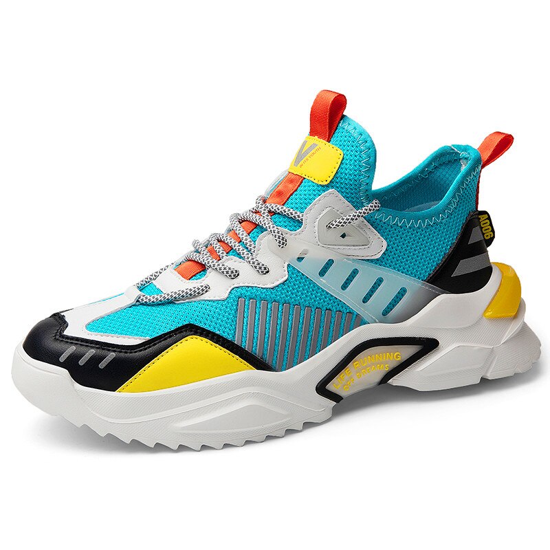 Modne męskie codzienne buty płócienne letnie siatkowe oddychające buty na co dzień męskie buty buty sportowe Zapatillas Hombre męskie buty: green / 10