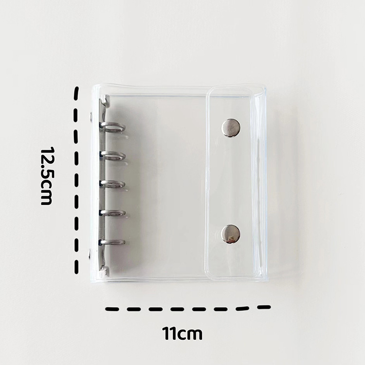M5 glitterfargede løse ark 5-- hulls godterifarget permomslag journal skisseboktilbehør dagbok kontorrekvisita