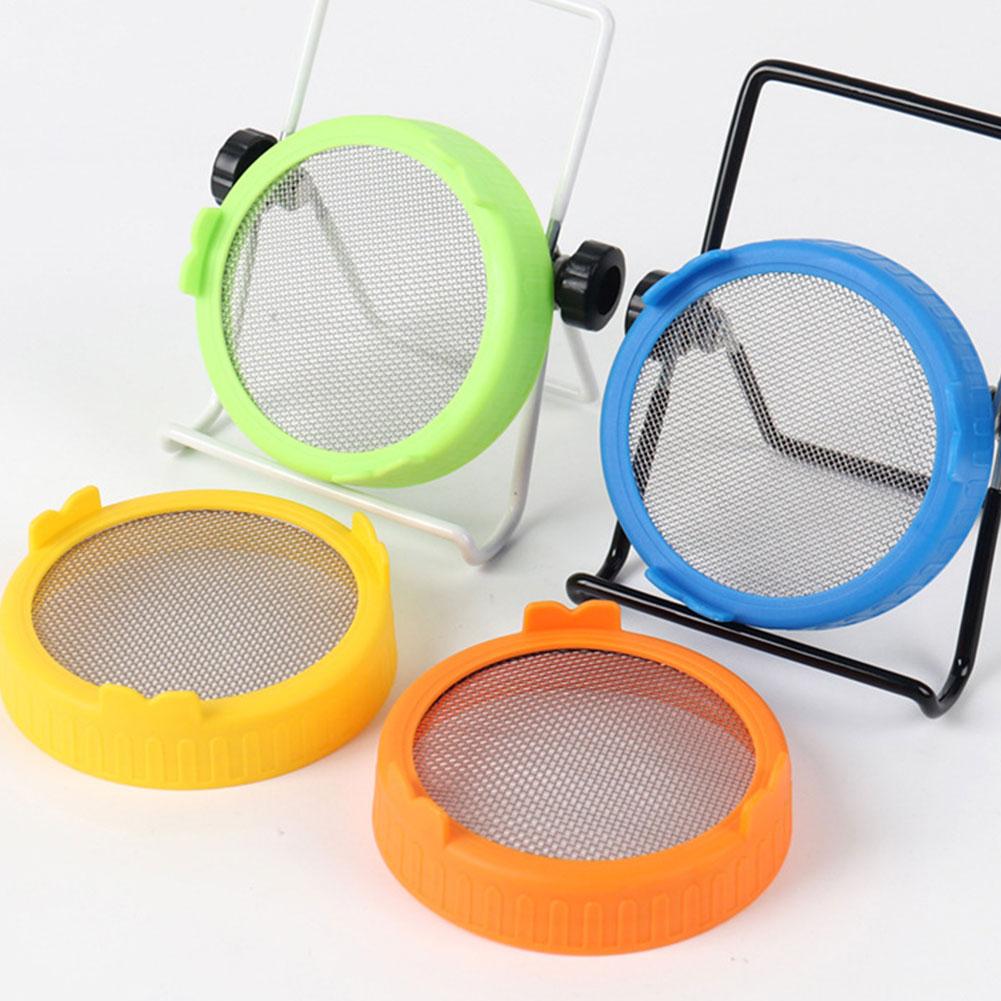 Weithals Kunststoff Mason Jarhipping Samen Ernte Keimung für Glas Pflanze Keim deckel Lebensmittel Mesh Spross Abdeckung für Einmach glas
