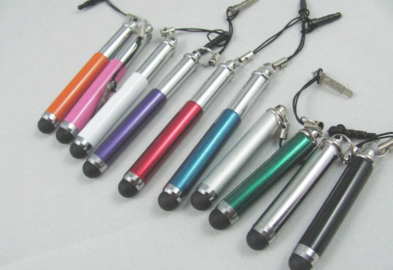 10pcs/lot Retractable Stylus Useful Touch Screen Pen for iPhone 4S 4 3GS iPod Touch iPad