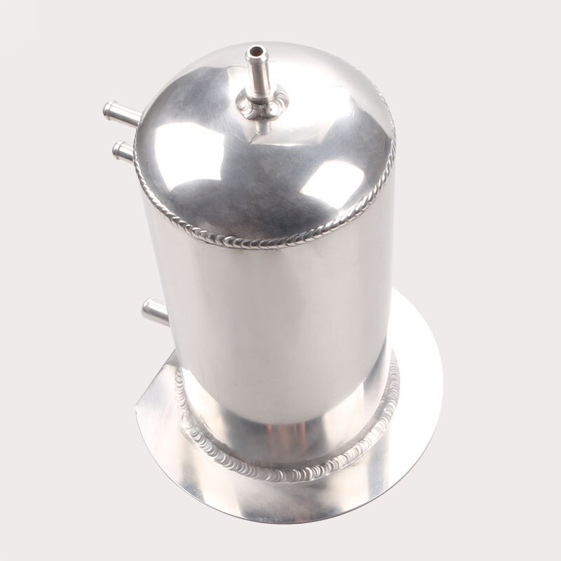 Fuel Swirl Pot Alloy 2.5 LT Fuel Surge Tank For Motorsport Race Drift Rally Drag Car