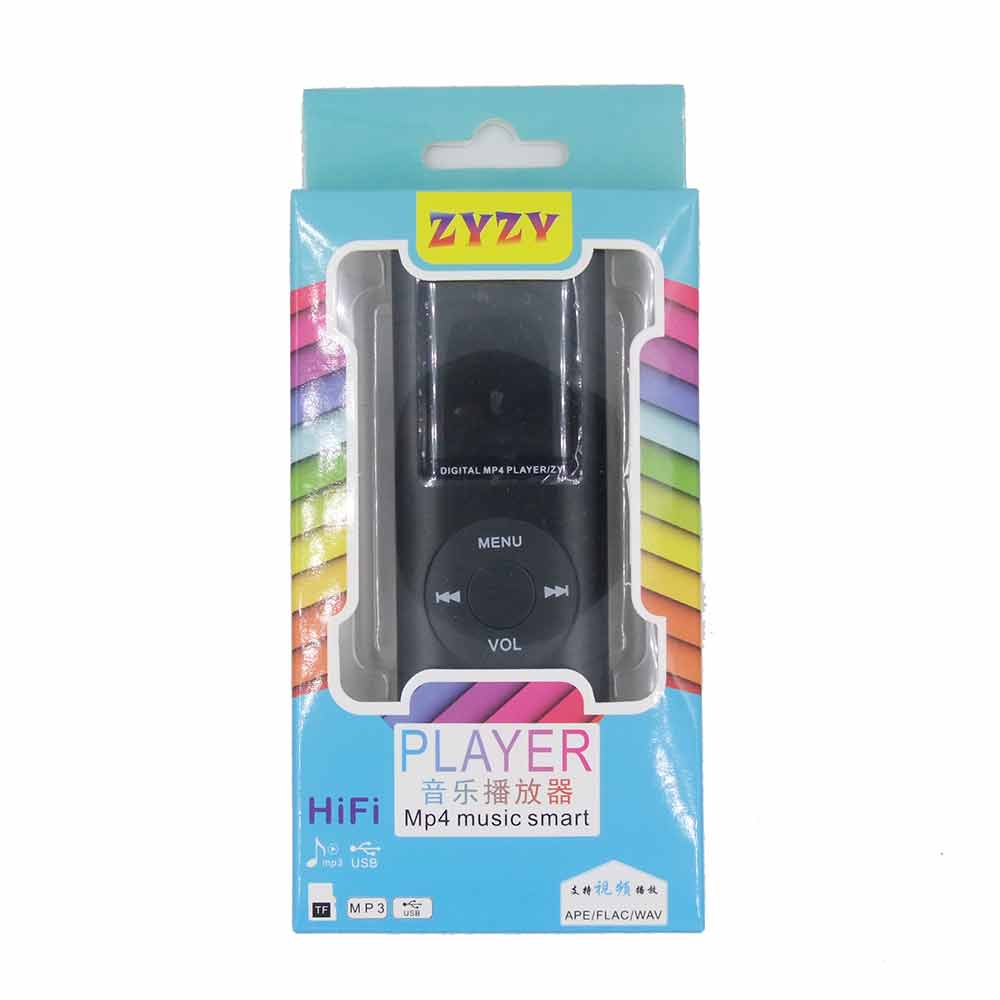 Slim 4th gen mp4 player 5 Colors to choose Music playing time 30Hours Fm radio video player MP4 for kids children nice pack: Black in Retail Pack / NO MEMORY